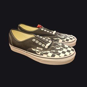 Vans Authentic Flame Checkerboard Men's 9.5